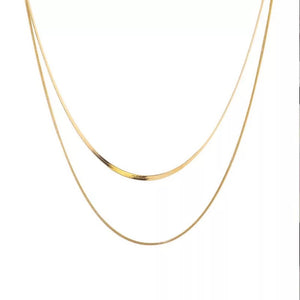 “Golden Duo” necklace set