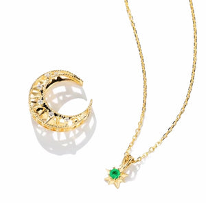 “Luna Mia” necklace, green