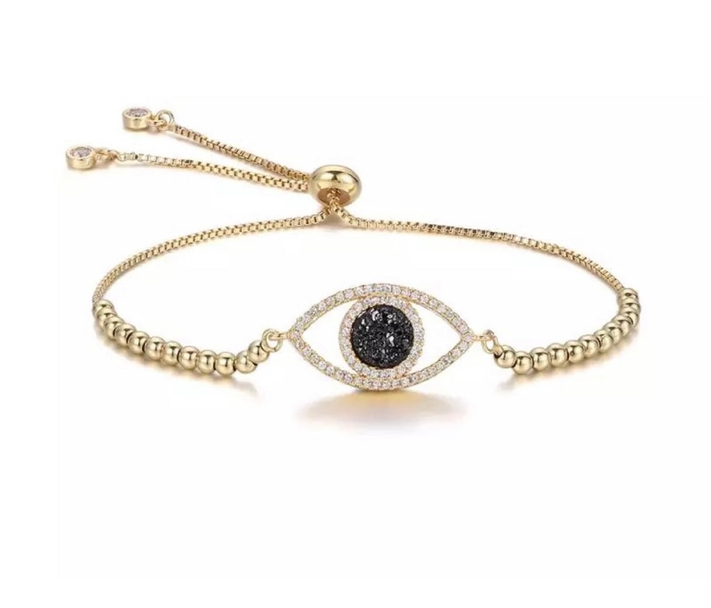 “Ojo Brillante” bracelet, black